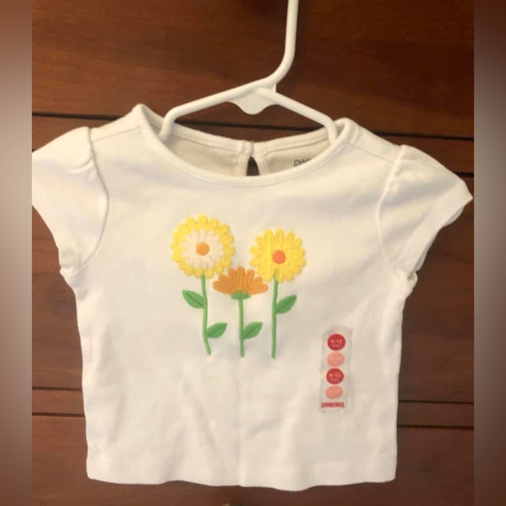 Gymboree baby girls top, 6-12 months, new!